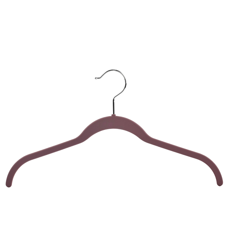 China Supplier Metal Hooks Non-slip ABS Plastic Rubber Coated Clothes Hangers