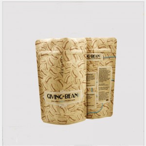 Kraft Paper bag for Coffee and Tea packaging