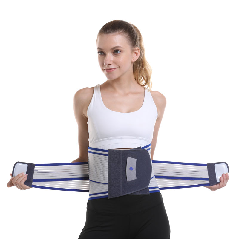 Wholesale Back Brace For Lifting At Work - Lose Weight Sweat Waist Trimmer Belt Back Brace D23 – Hongzhu