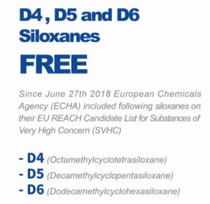 D4 D5 D6 Free Siloxanes