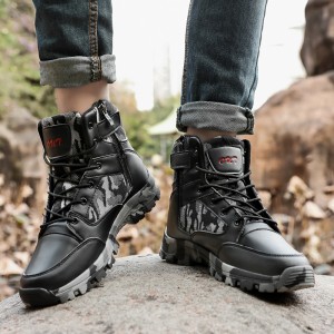 Latest high-cut mountain outdoor men sport hiking shoes trekking shoes
