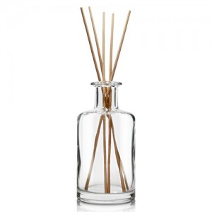 Special 240ml Clear Glass Diffuser Bottle with Cork Stopper