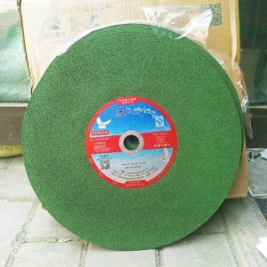 Aluminum abrasive cutting wheels for stainless steel