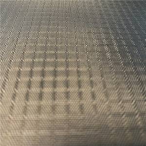 0.4cm Double Line Check Ribstop Polyester Oxford Fabric