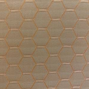 1cm Honey Comb Hexagon Grid Dobby Polyester Oxford Fabric