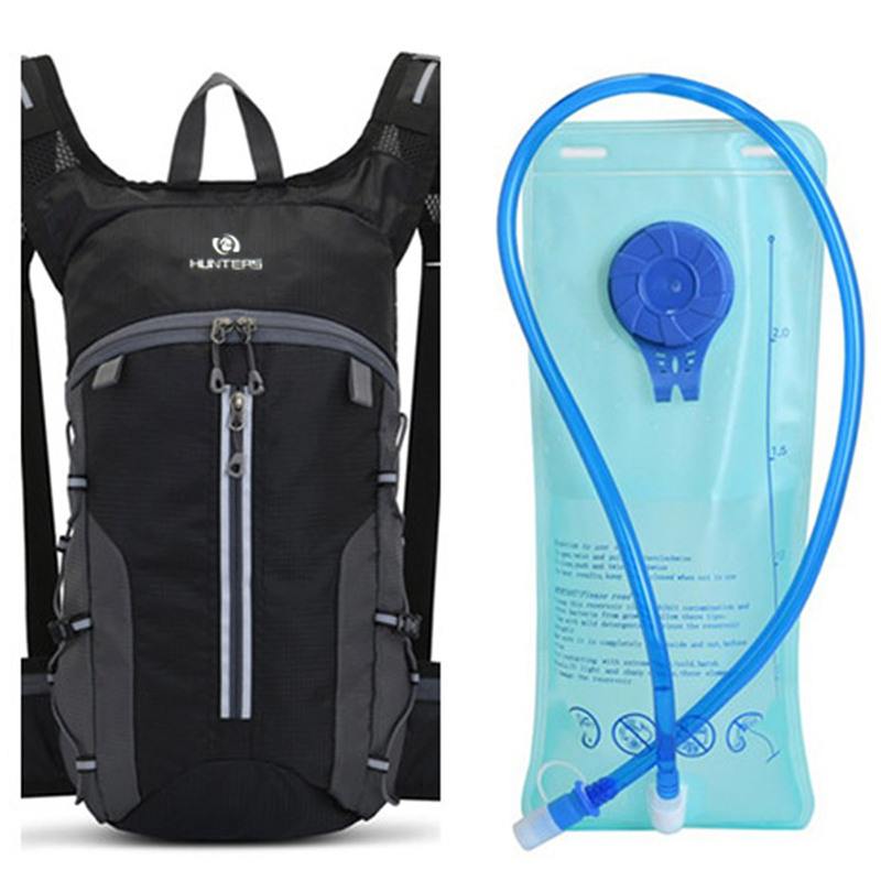 Reflective Foldable Cycling Water Bag Hydration Bicycle Riding Running Pack Unisex Mountaineering Outdoor Ultralight Backpack
