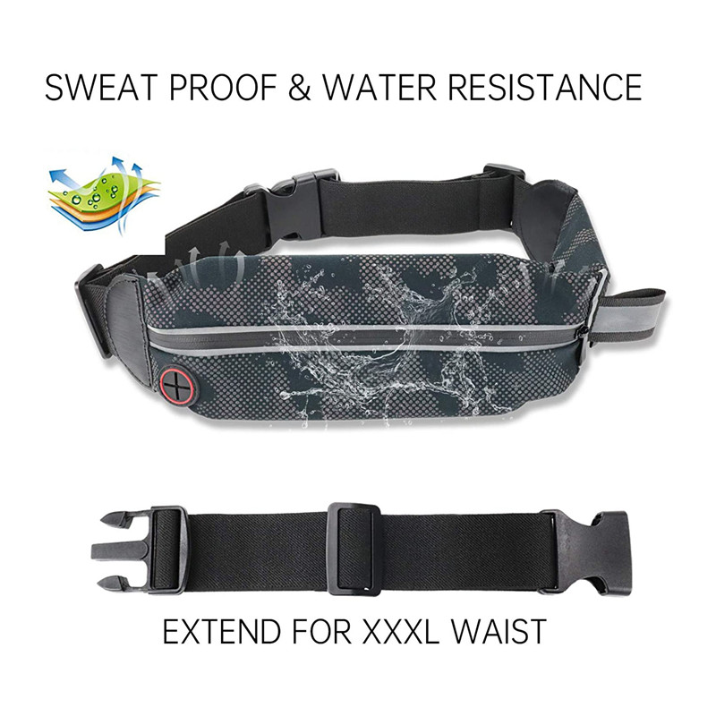 Slim Unisex waist bag,Best Comfortable Running Belts for All Phone Models and Waist Sizes