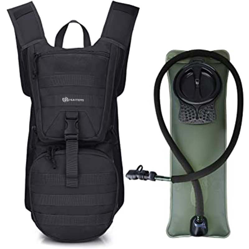 Military Tactical Hydration Pack Water Backpack with 3L Upgraded Bladder for Hiking Running Cycling