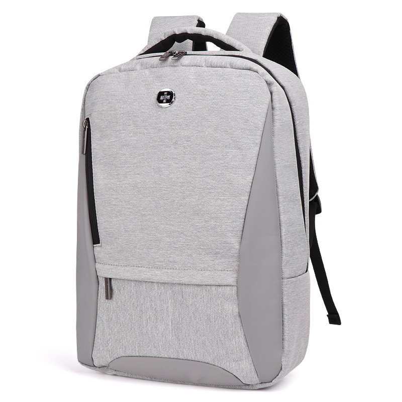 Special designed attractive daypack School Backpack with Laptop Sleeve deep grey light grey office backpack colleague backpack computer bag women men teenages