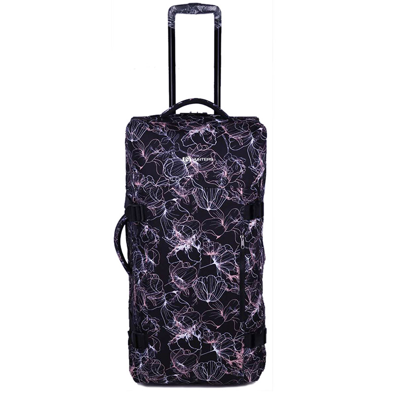 Business TSA lock Basics oxford Rolling Travel Luggage Duffle Bag  with Printing