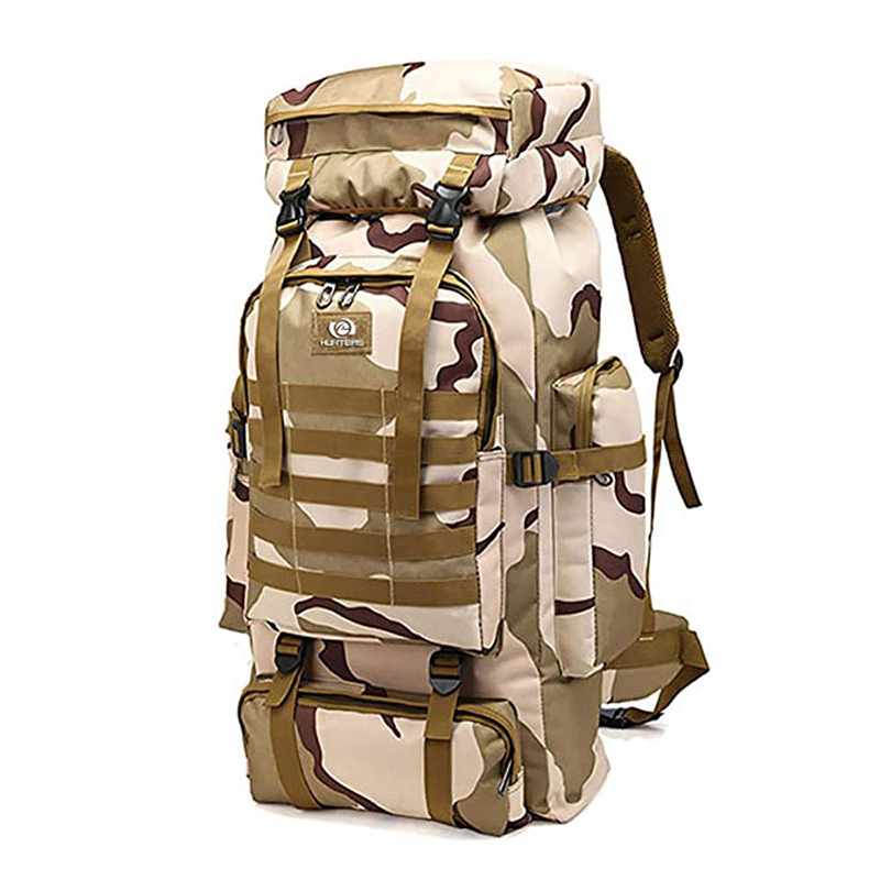 Camo Tactical Backpack Military Army Hiking Camping Backpack Travel Rucksack Outdoor Sports Climbing Bag