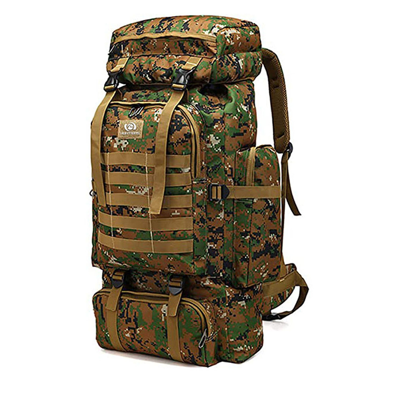 Camo Tactical Backpack Military Army Hiking Camping Backpack Travel Rucksack Outdoor Sports Climbing Bag