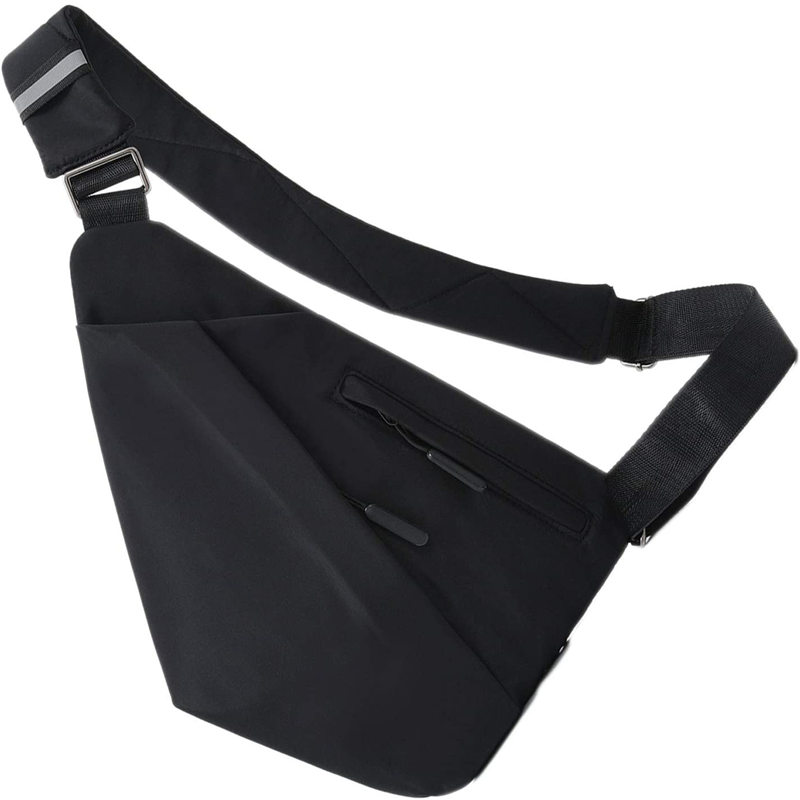 Anti-Thief Sling Bag – Slim, Lightweight & Water Resistant CrossBody Shoulder Bag/Chest Bag