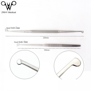 High Quality160/220MM Nasal Mucosa D Type Knife Instruments Medical Reusable Stainless Steel Material