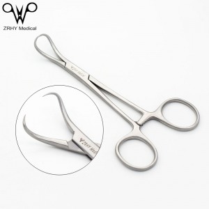 Best 95/110/140/160MM Medical Reusable Stainless Steel Napkin Forceps,China OEM/ODM Factory