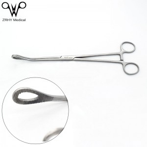 High Quantity 250MM Medical Reusable Stainless Steel Oval Forceps,China OEM/ODM Factory