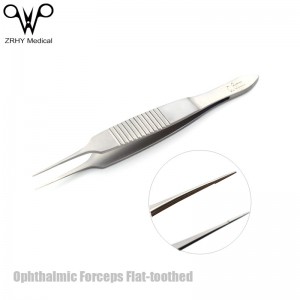 Best 100/110MM Medical Reusable Stainless Steel Ophthalmic Forceps,China OEM Factory