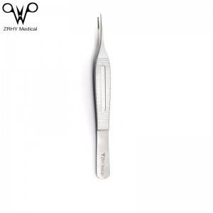High Quality 125/150MM Medical Reusable Stainless Steel Plastic Forceps,China OEM Factory