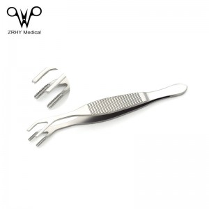 Cheap 130MM Medical Reusable Stainless Steel Y Type Cartilage Forceps,China OEM Factory