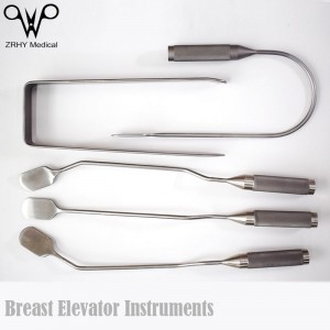 High Quality 400MM Medical Reusable Stainless Steel Breast Elevator Orthopedic Instruments