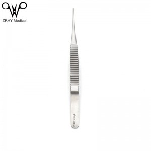 High Quality 180MM Medical Reusable Stainless Steel Notched Forceps