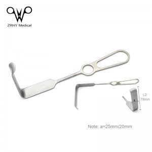 High Quality 202MM LType Medical Stainless Steel Mammary Tissue Retractor Wholesales