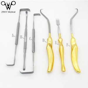 High Quality Professional Medical Reusable Six-pieces Costicartilage Elevator Orthopedic Instrument