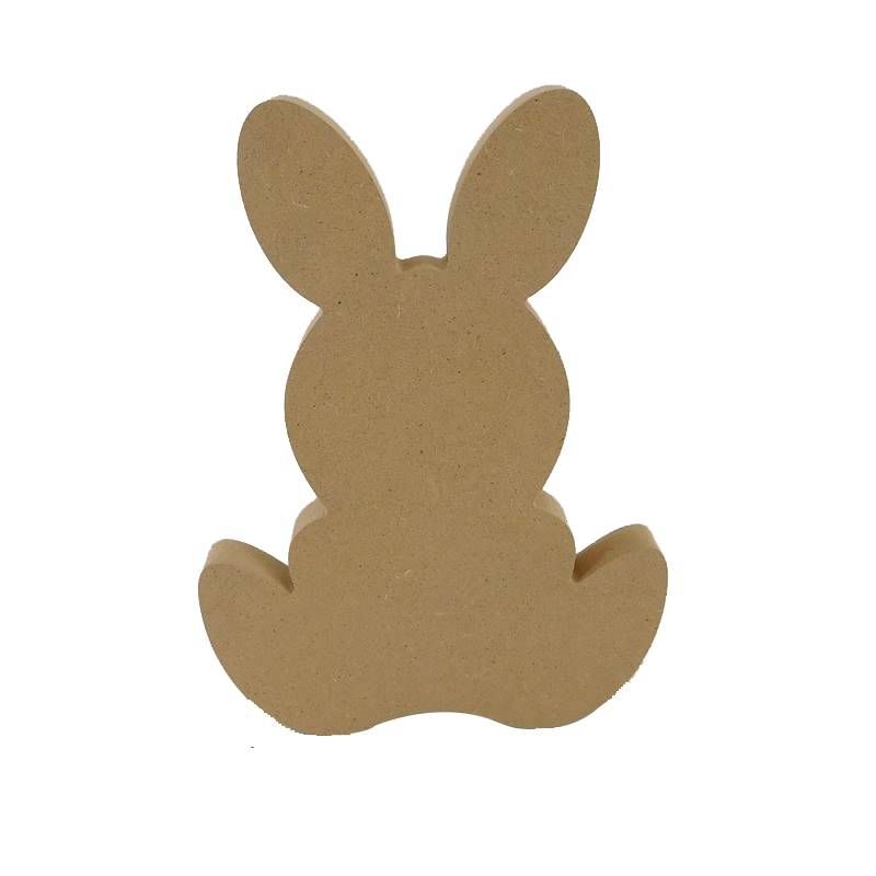 Bunny Rabbit wood Shape Unfinished MDF Cut Out wood Decor Featured Image