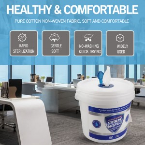 Factory OEM large capacity 750 counts multipurpose cleaning antibacterial wipes