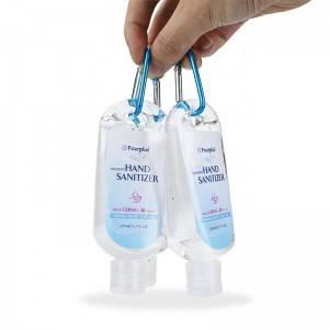 70% Alcohol Instant Antibacterial Gel Hand Sanitizer with keychain customizable