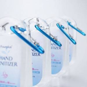 70% Alcohol Instant Antibacterial Gel Hand Sanitizer with keychain customizable