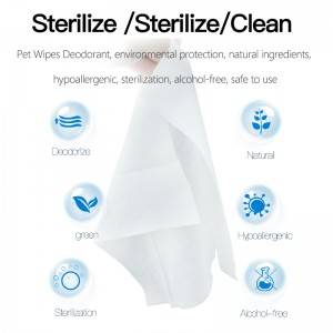 Effective deodorizing pet friendly safe cleaning wipes