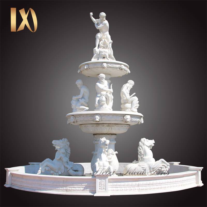 Factory price outdoor 3 storey majic incent cheap garden stone large god fountains for sale