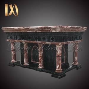 Custom mixed color marble church altar table for Sale