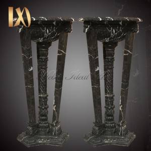 Unique Eegant Marble Flower Pots and Planters with Deep Basin Design for Decor