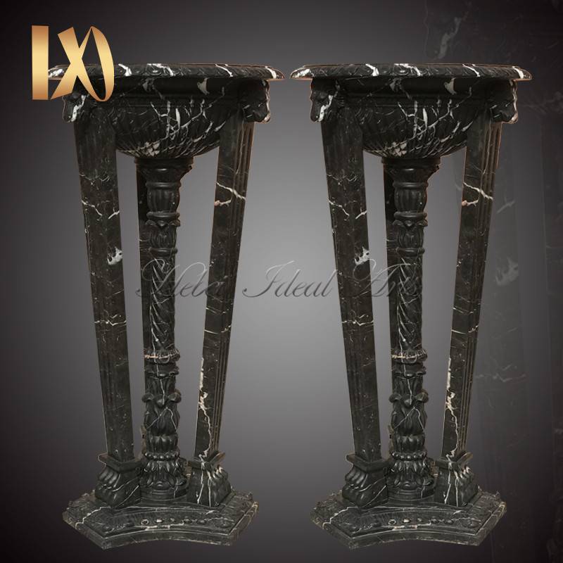 Unique Eegant Marble Flower Pots and Planters with Deep Basin Design for Decor Featured Image