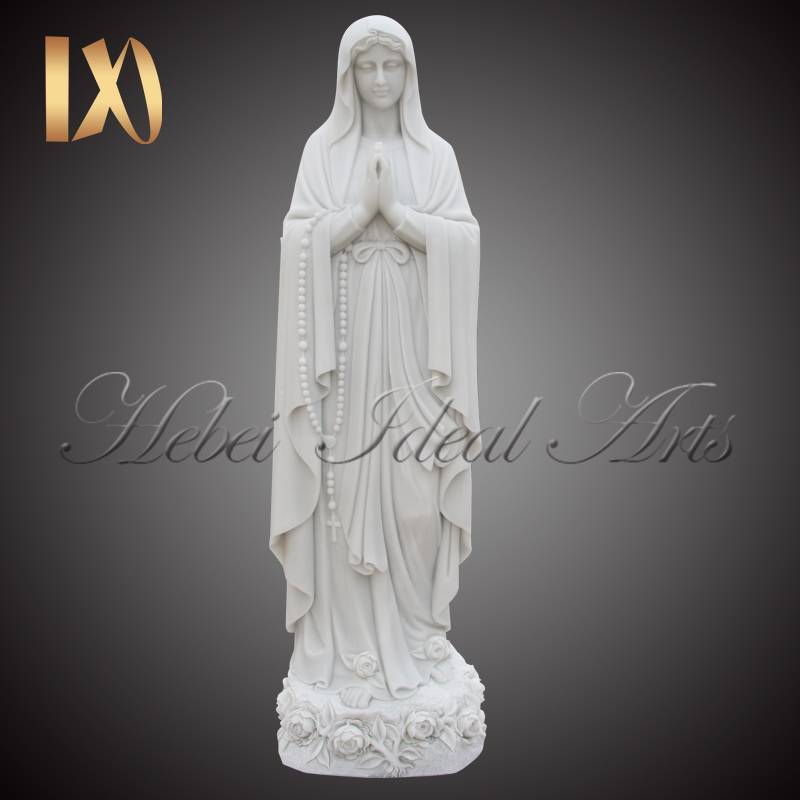 Outdoor marble religious our lady of Lourdes statue on discount sale for church decoration Featured Image
