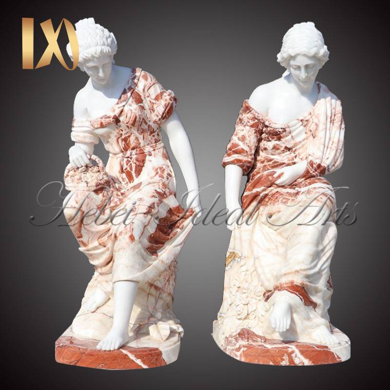 Factory outlet Grecian sitting Women marble Statue for sale
