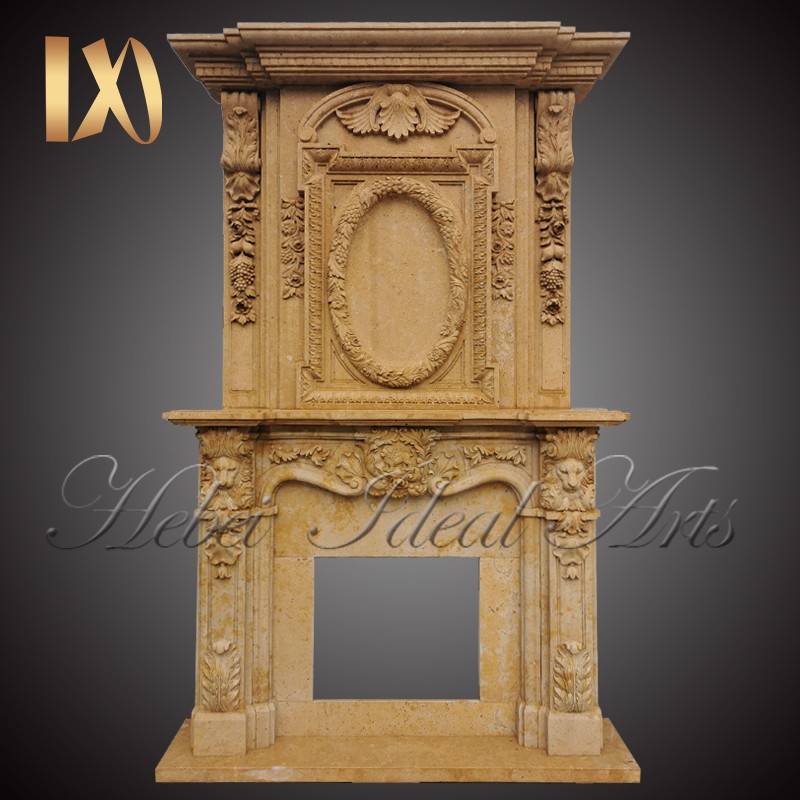 Customized size classic French design fireplace for sale Featured Image
