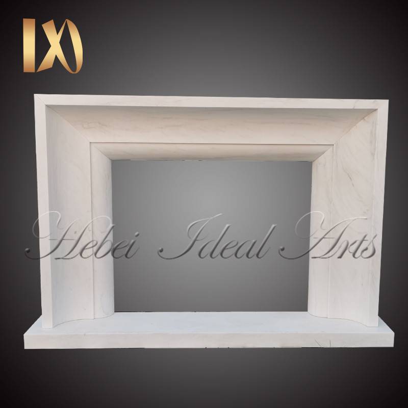 Fangshan White marble Bolection Surround fireplace Featured Image