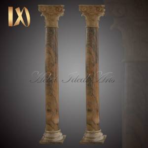White Marble Greek Round Column for Sale