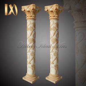 Roman Cheap Natural Marble Column Pedestals Manufacturers