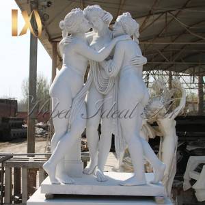 Famous Life Size The Three Graces Marble Statue