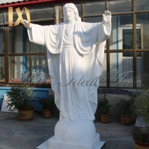 beautiful marble statue of the Sacred Heart of Jesus for sale
