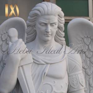 Custom Made marble St Michael on Teyepac Hill statue for Sale