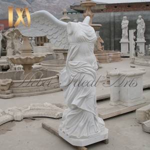 Famous Life Size The Winged Victory of Samothrace Marble Statue