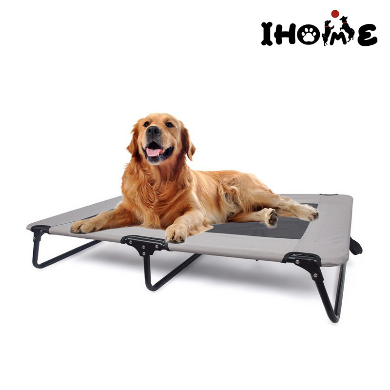 Dog Elevated Bed Portable Camping Raised Bed Metal Framed Featured Image