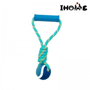 Cotton Rope Knot Ball Dog Chew Toys Teeth Cleaning