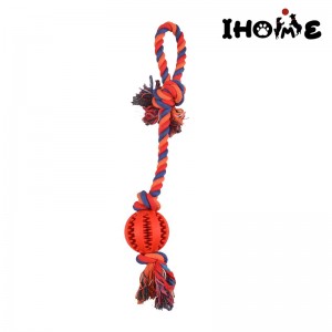 Interactive Dog Chew Toys Rope Toy Food Treat Ball