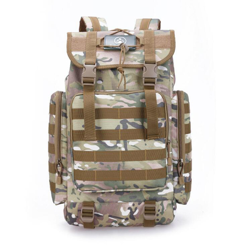 Men Backpacks Large Capacity Military Tactical Hiking Expandable 45L Backpack Featured Image